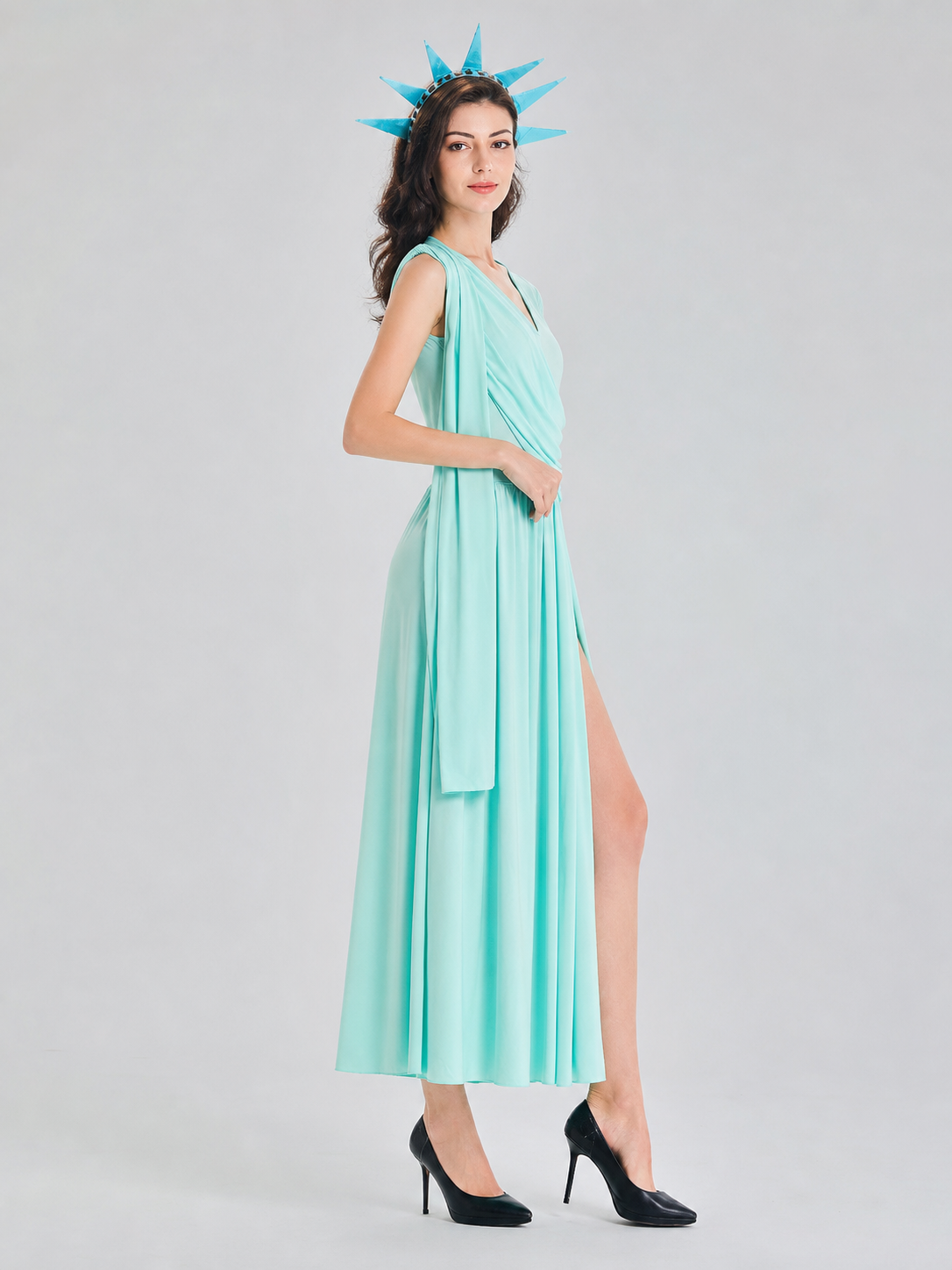 Statue of Liberty-Style Halloween Cosplay Dress