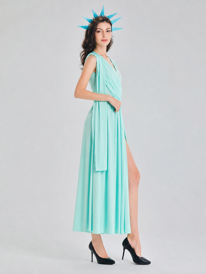 Statue of Liberty-Style Halloween Cosplay Dress