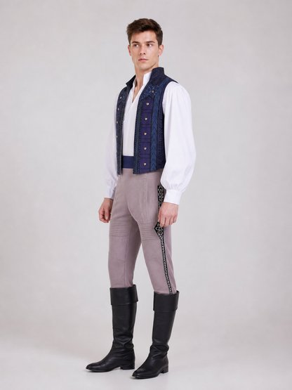 Fiyero "Wicked" Cosplay Costume: Vest, Shirt, Pants