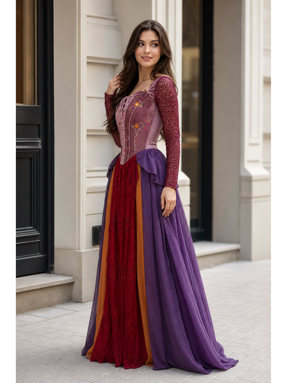 Winifred Witch Costume, cosplay dress M-XL