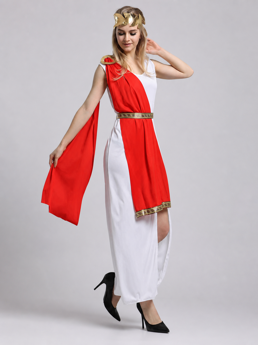 Ancient Rome Costume with Cape and Belt