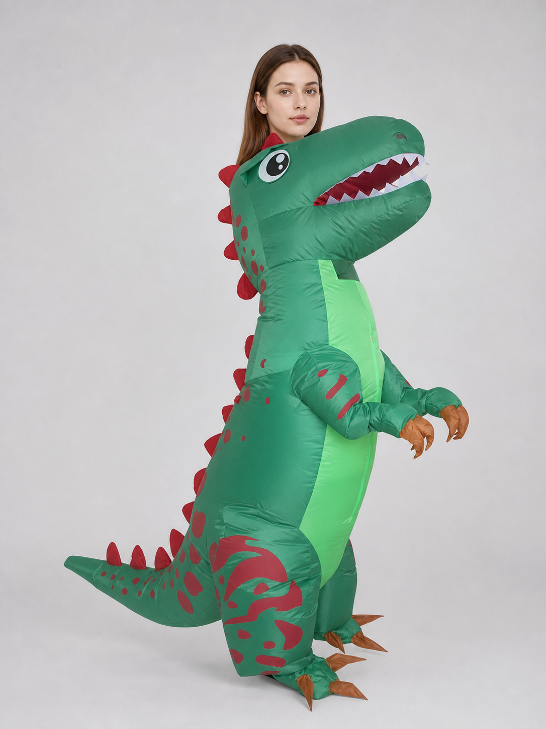 Inflatable Tyrannosaurus Dinosaur Costume for Parties
