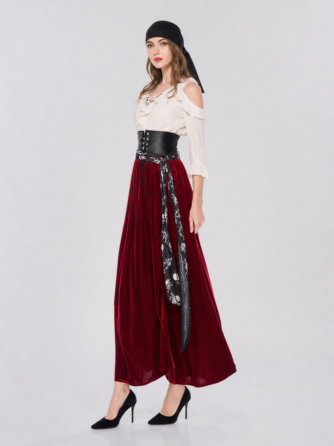 Pirate Costume for Cosplay, Halloween, and Stage Performances
