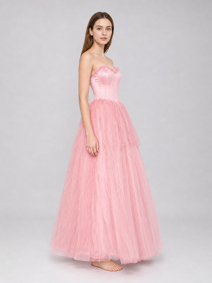 Pink Glinda cosplay dress for Halloween