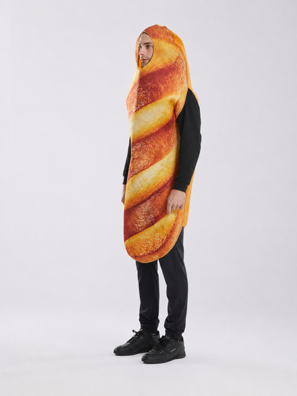 Bread Costume with Hood for a Themed Party