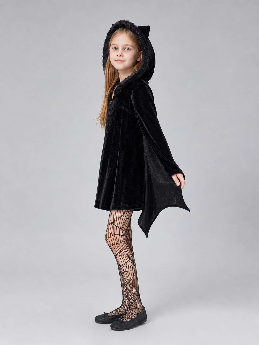 Gothic hooded bat costume