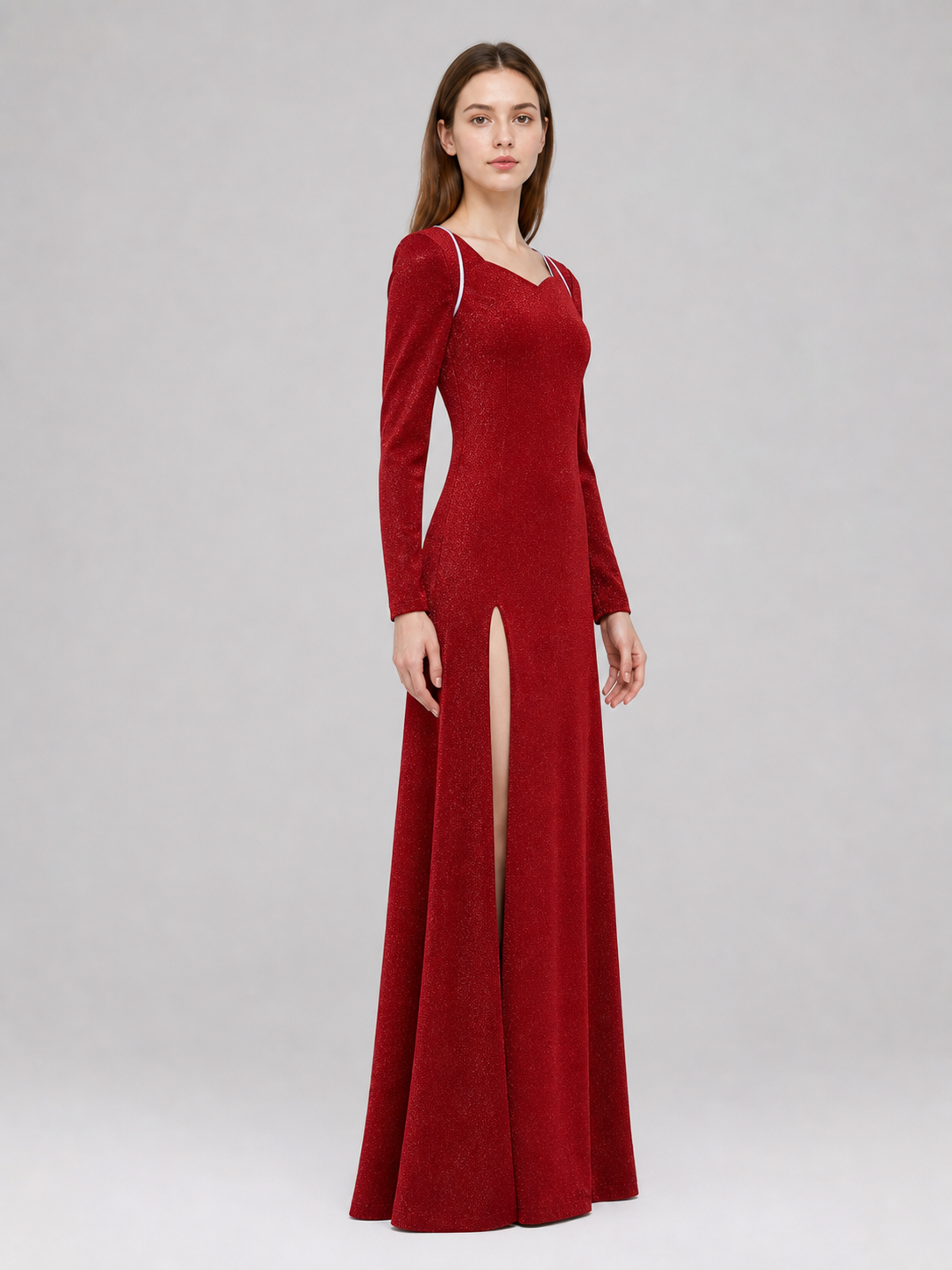 Shrek Cosplay Dress: Red Evening Maxi