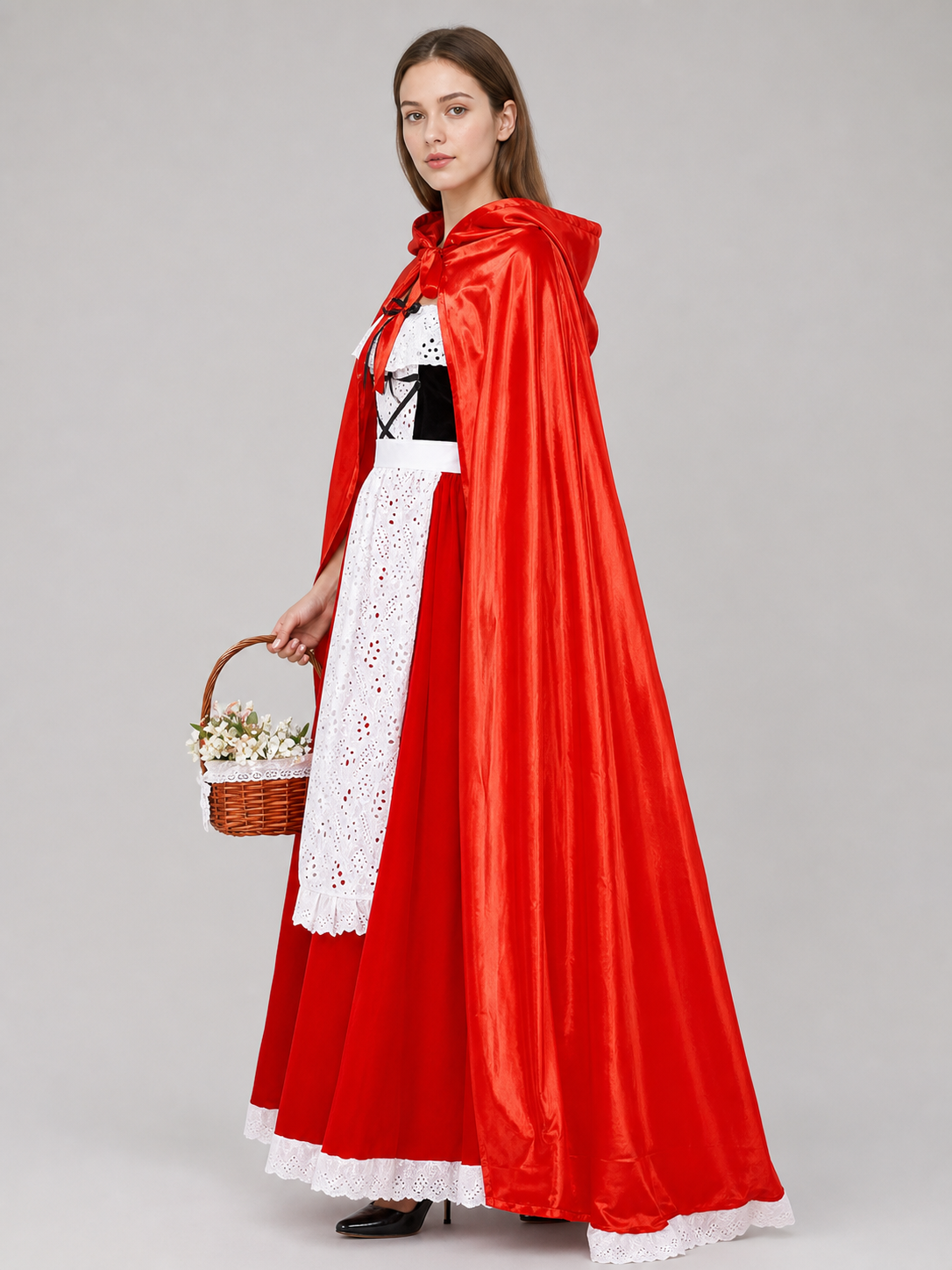 Little Red Riding Hood Hooded Costume for Halloween