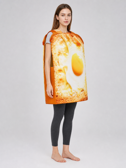 Toast and Fried Egg Costume for Halloween and Parties