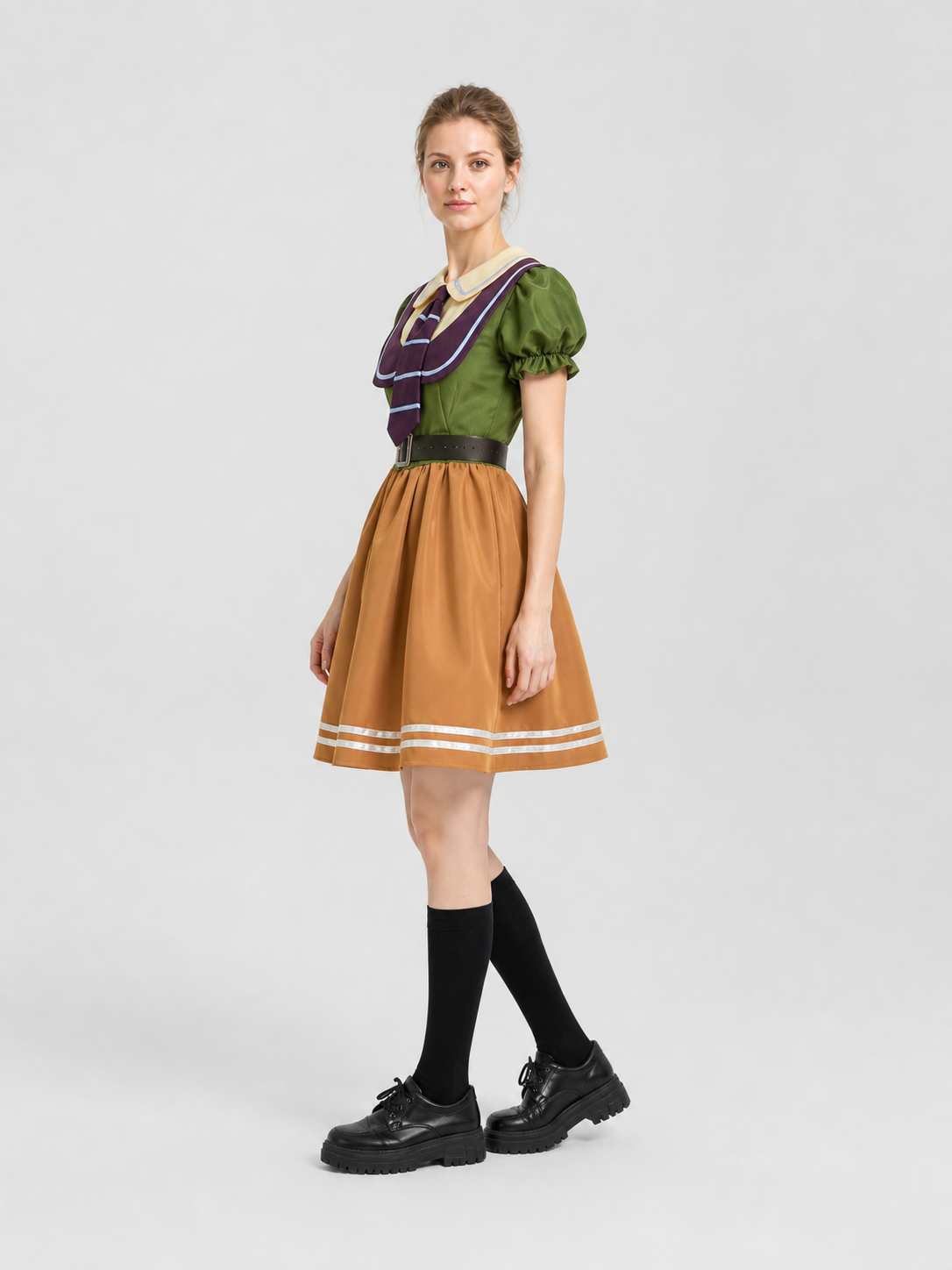 Zootopia Cosplay Dress: Sailor Collar side view