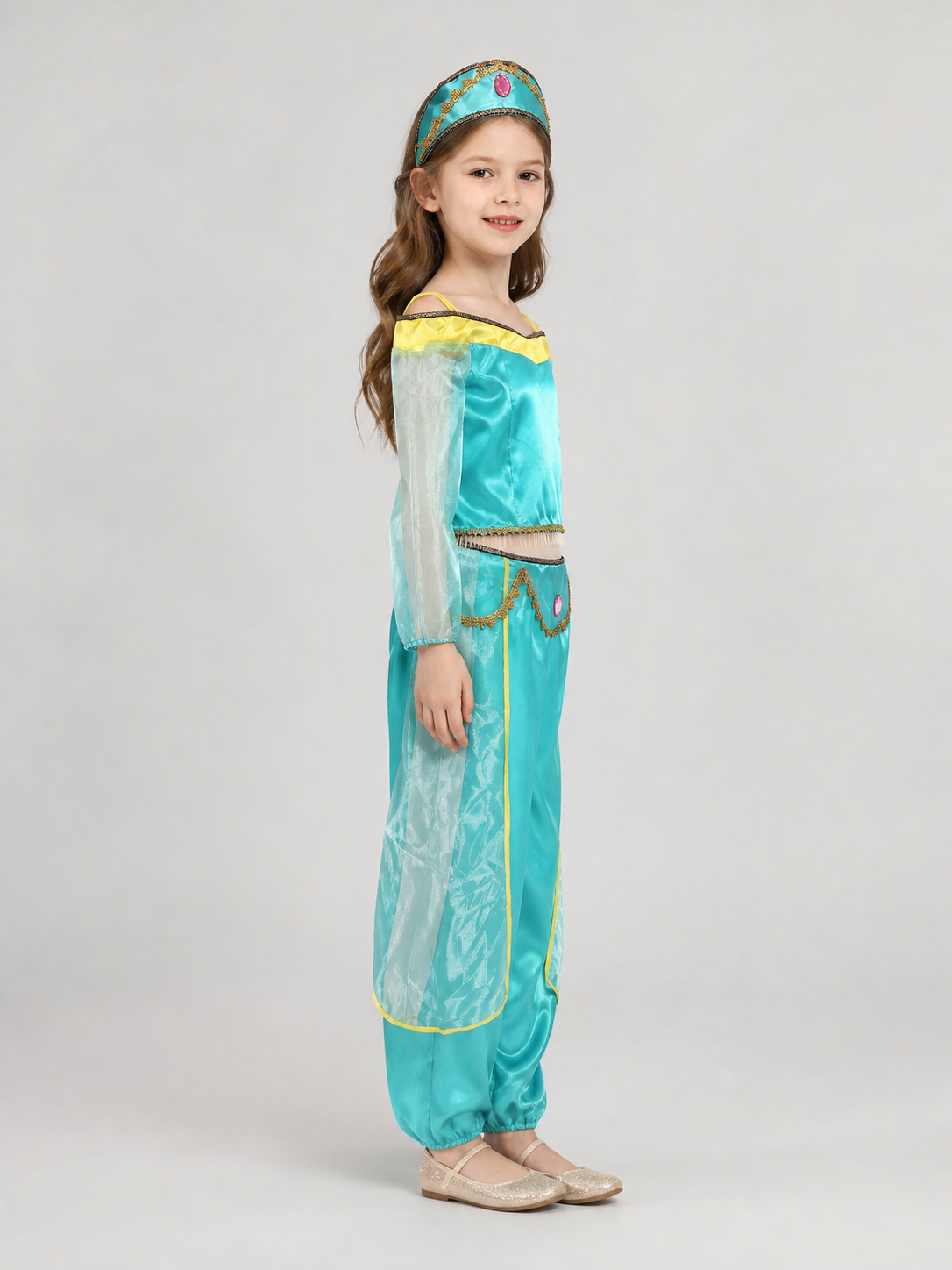 “Aladdin” Cosplay Costume: Top, Pants, and Headpiece