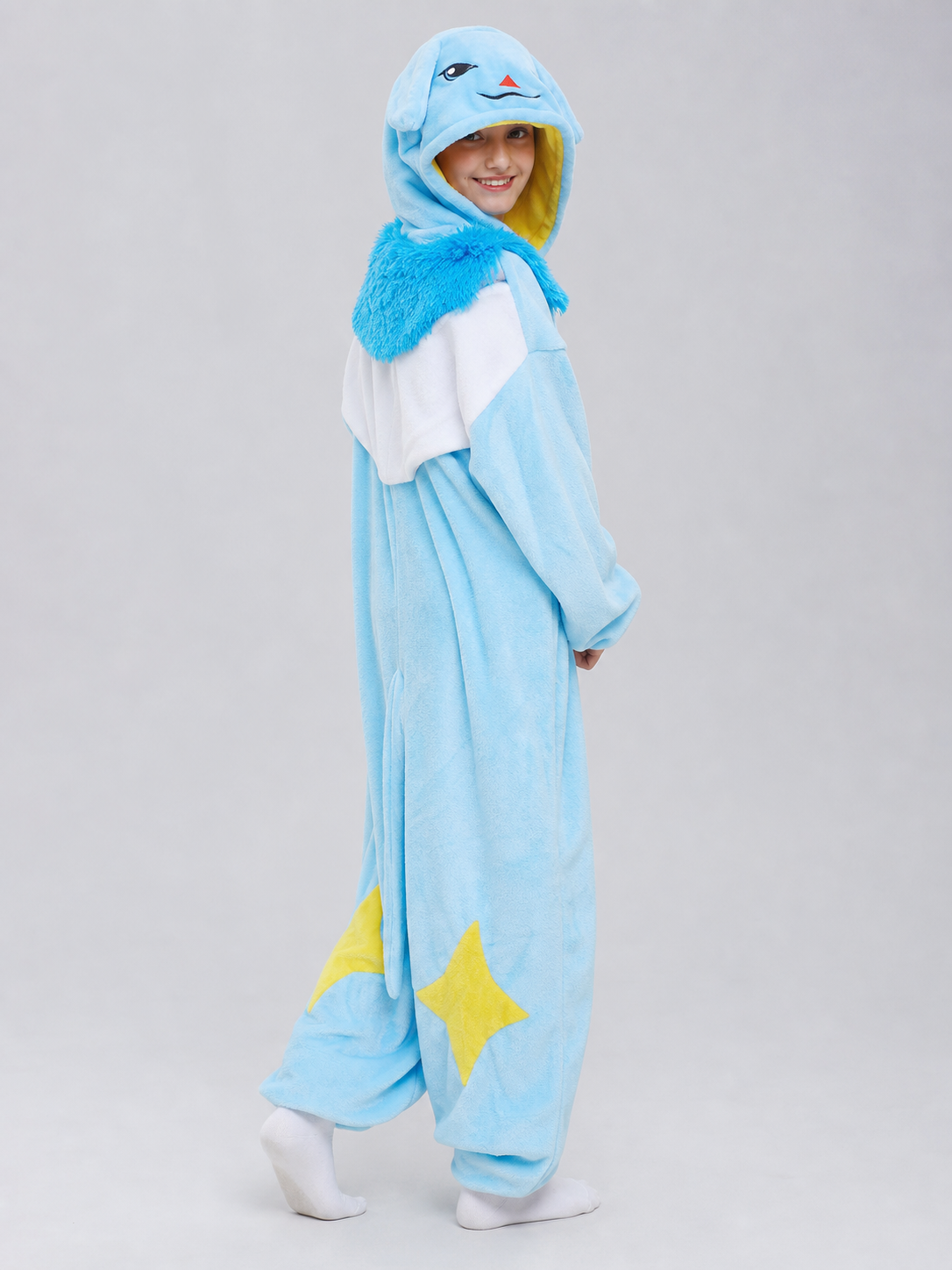 Hooded kigurumi jumpsuit for parties