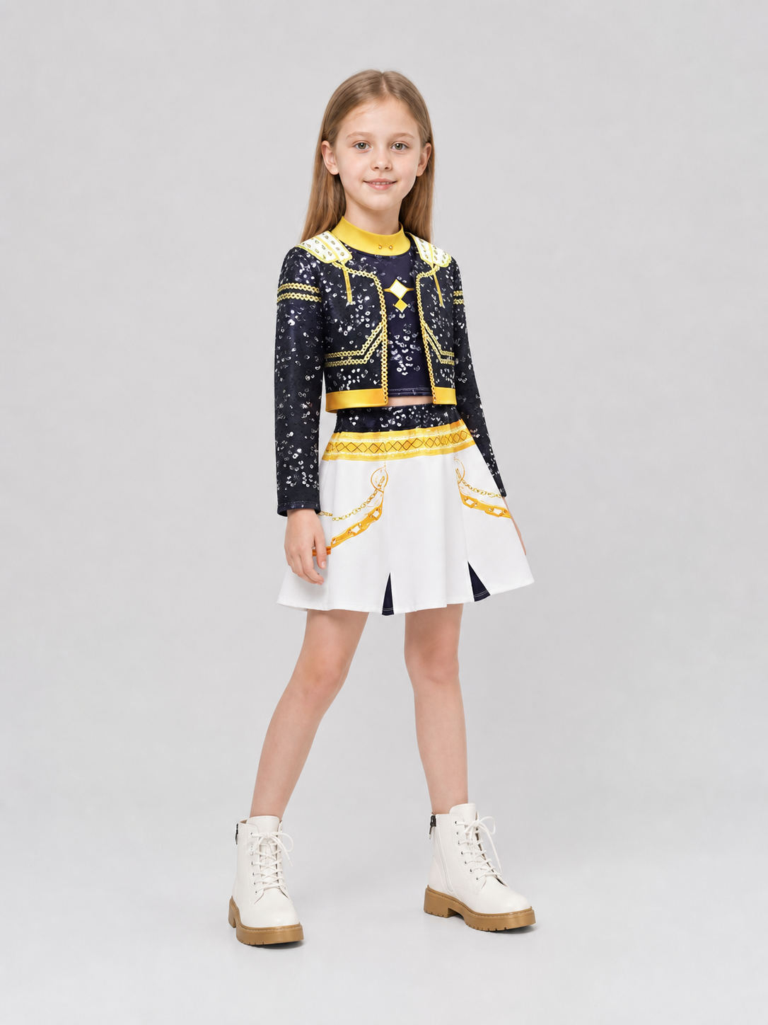 Performance and Cosplay Costume: Jacket and Skirt side view