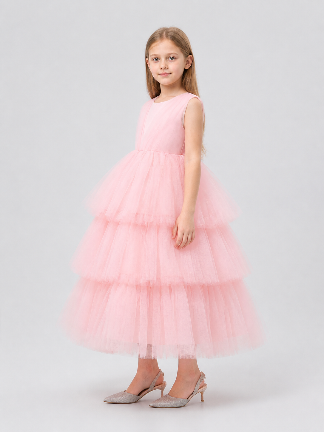 Princess Dress with Tulle Skirt LP-288 for Performances