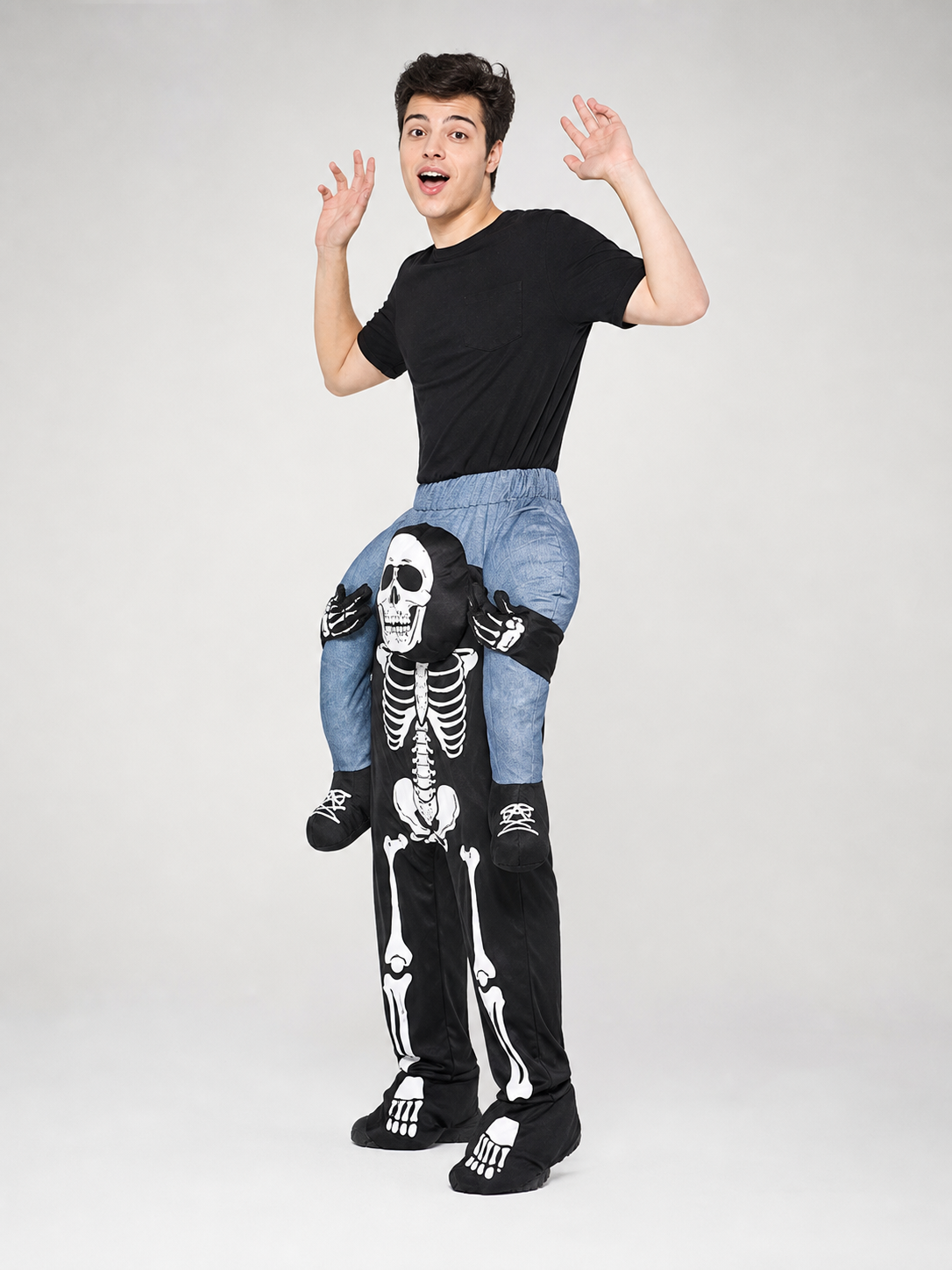 Halloween Skeleton Illusion Costume