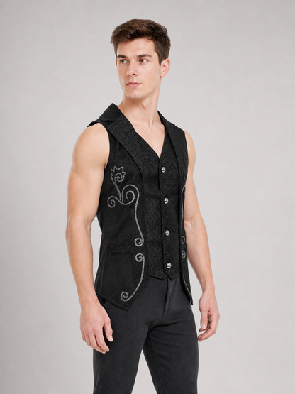 Steampunk Costume Sleeveless Vest