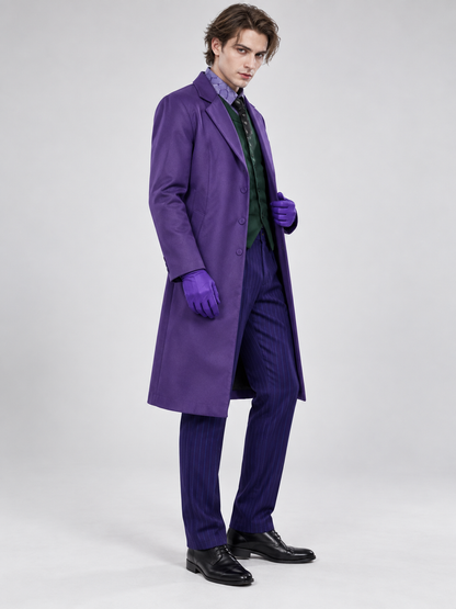 Cosplay Costume: Purple Cape, Vest, Tie