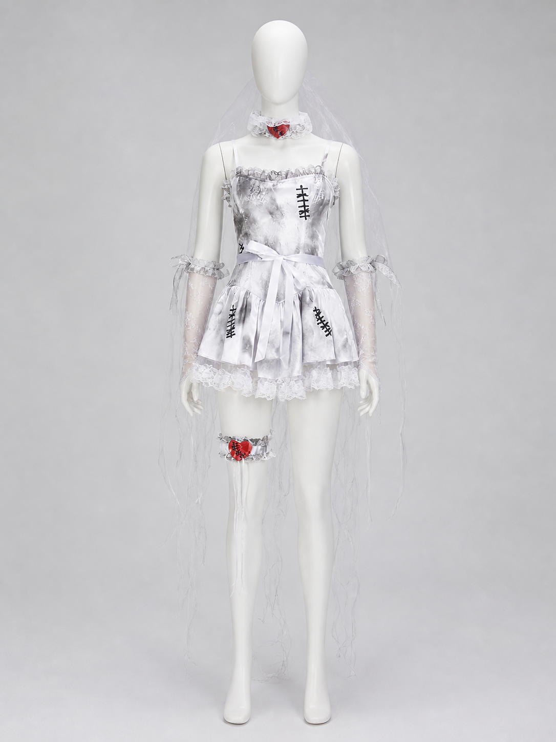 Gothic Lace Halloween Costume Dress