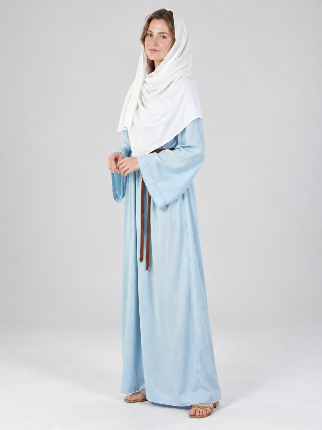 Adult Arabic Carnival Costume with Headscarf and Belt