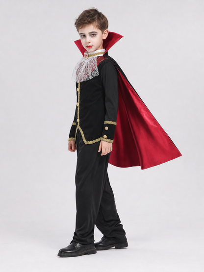 Vampire Costume with Cape and Pants