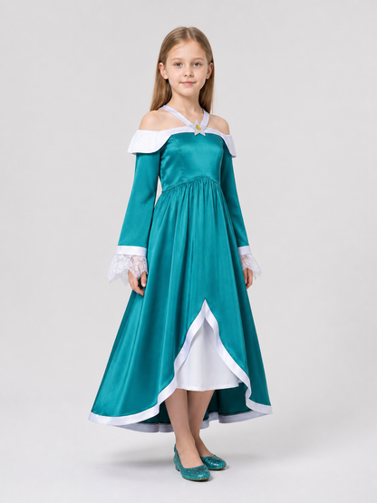 Rosalina Cosplay Dress, Long, Off-the-Shoulder side view