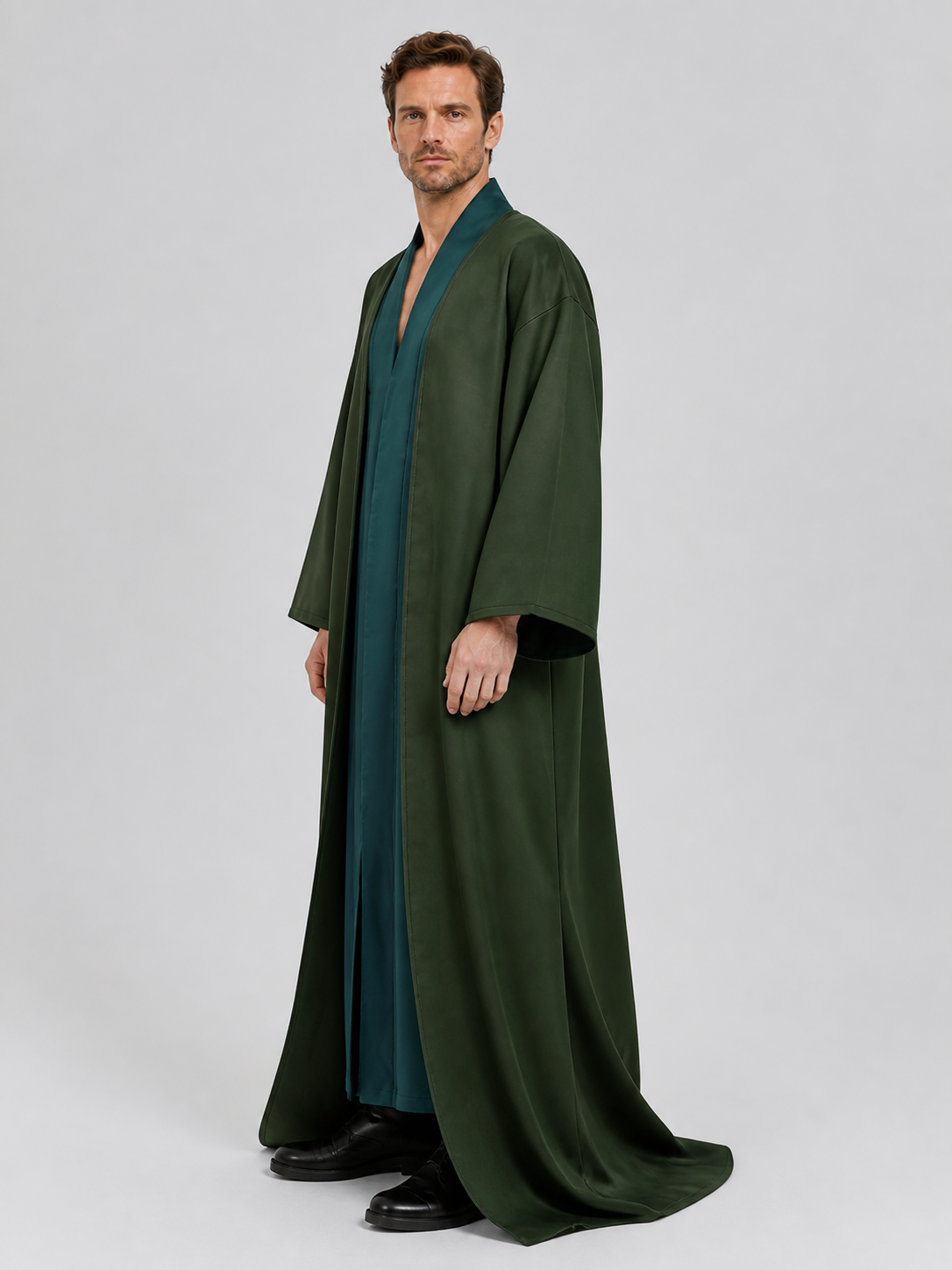 Voldemort Robe — Long, with a Sleeveless Top side view