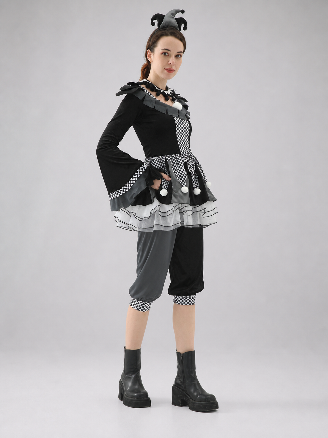 Circus Clown Costume for Halloween Cosplay