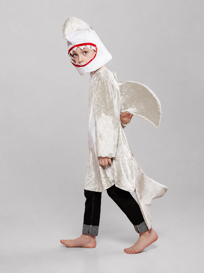 Silver Shark Costume for Role Play