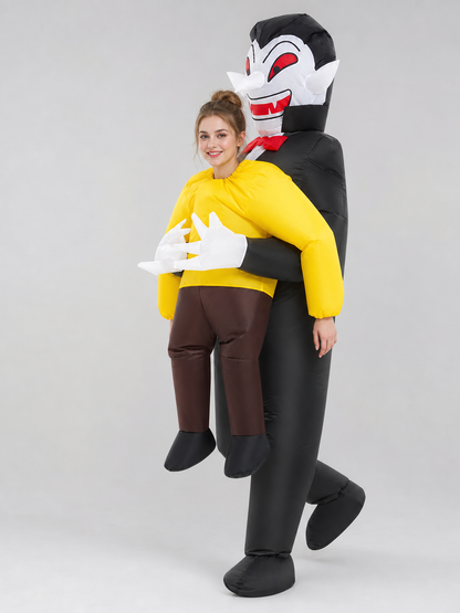 Inflatable "Vampire Carrying a Person" Costume for Parties