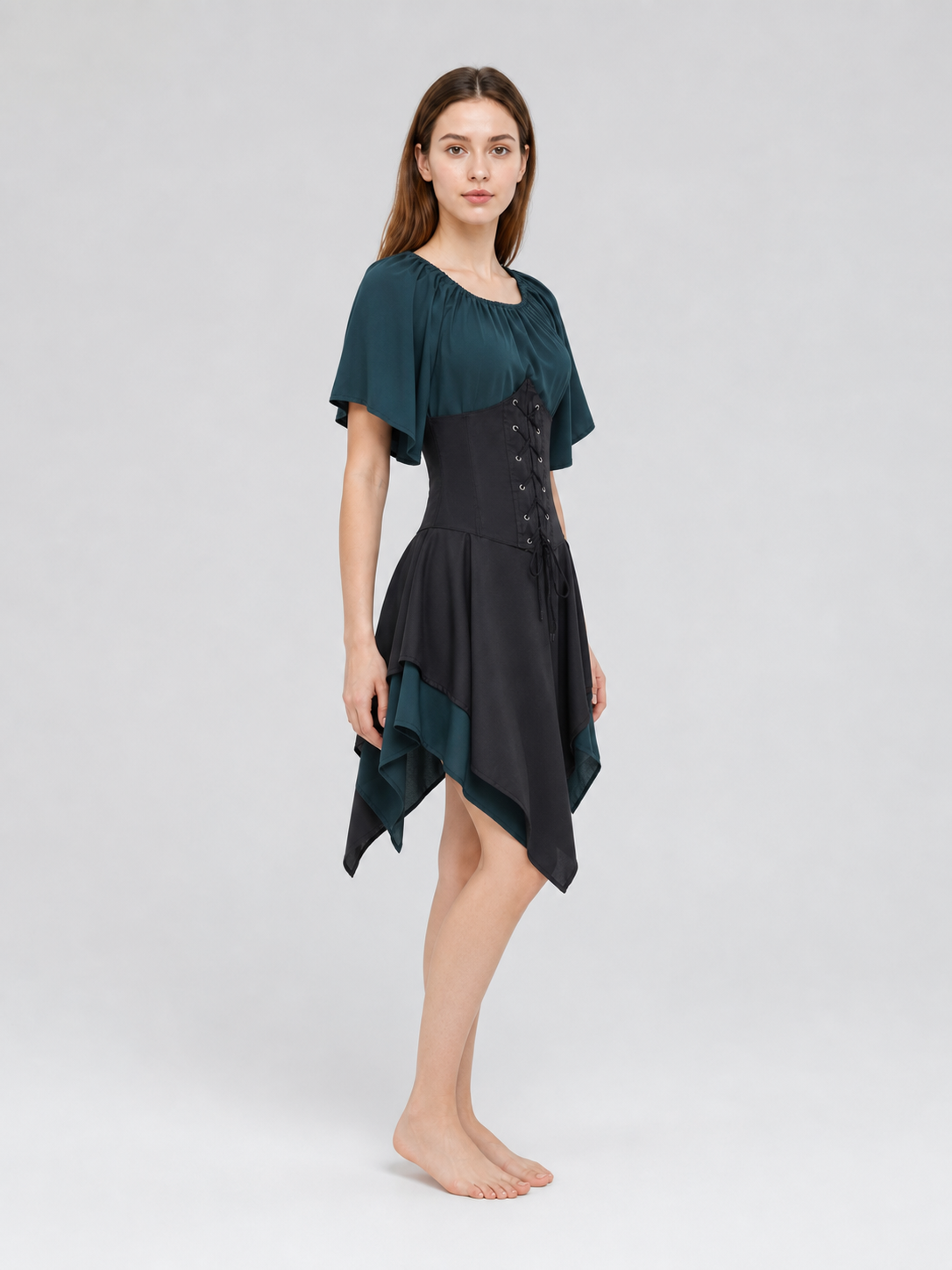 Gothic Medieval-Style Cosplay Dress