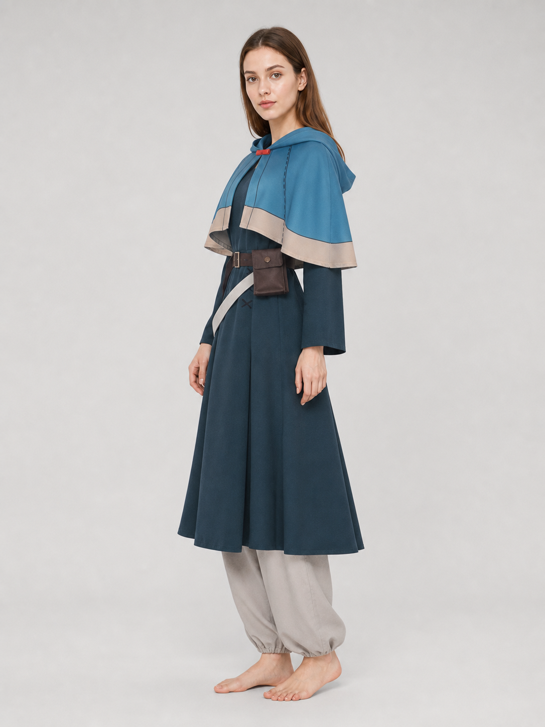 Delicious in Dungeon Cosplay Costume with Hood