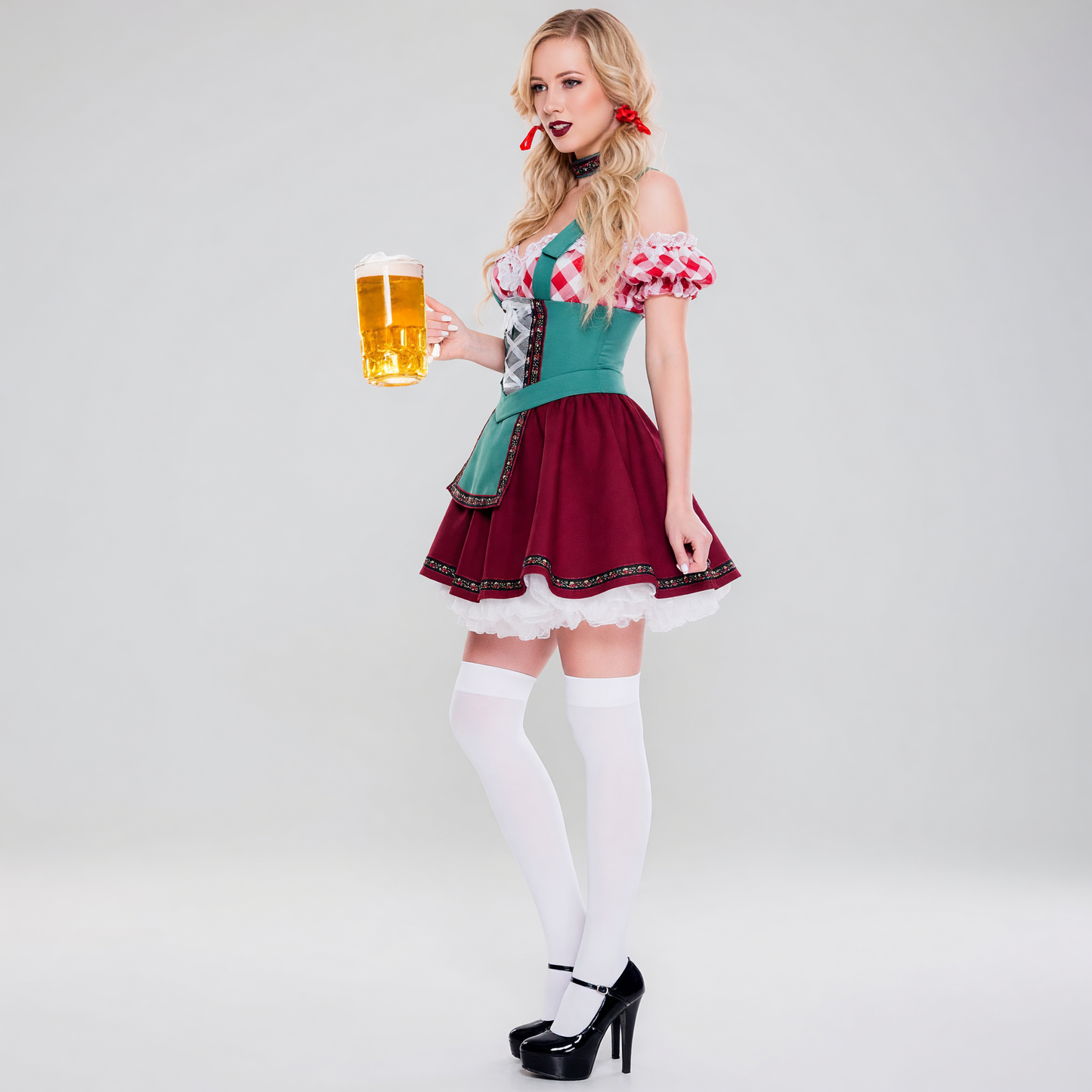Ethnic Role-Play Costume with Apron