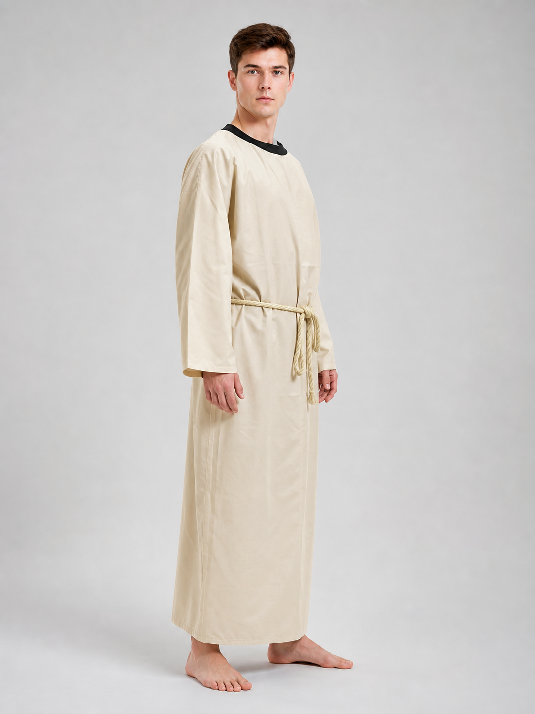 Jesus Costume with a Long Robe and Red Detail