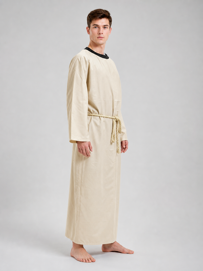 Jesus Costume with a Long Robe and Red Detail