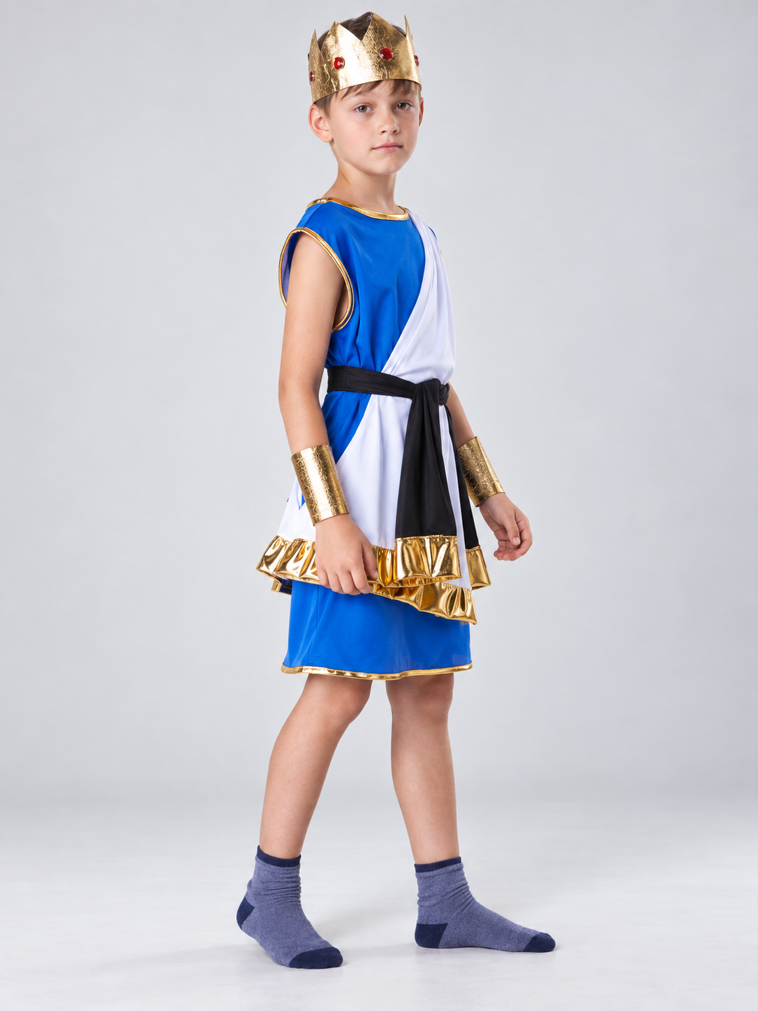 Children's Carnival Costume in Ancient Greek Style side view