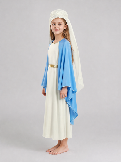 Biblical Costume with Veil and Belt