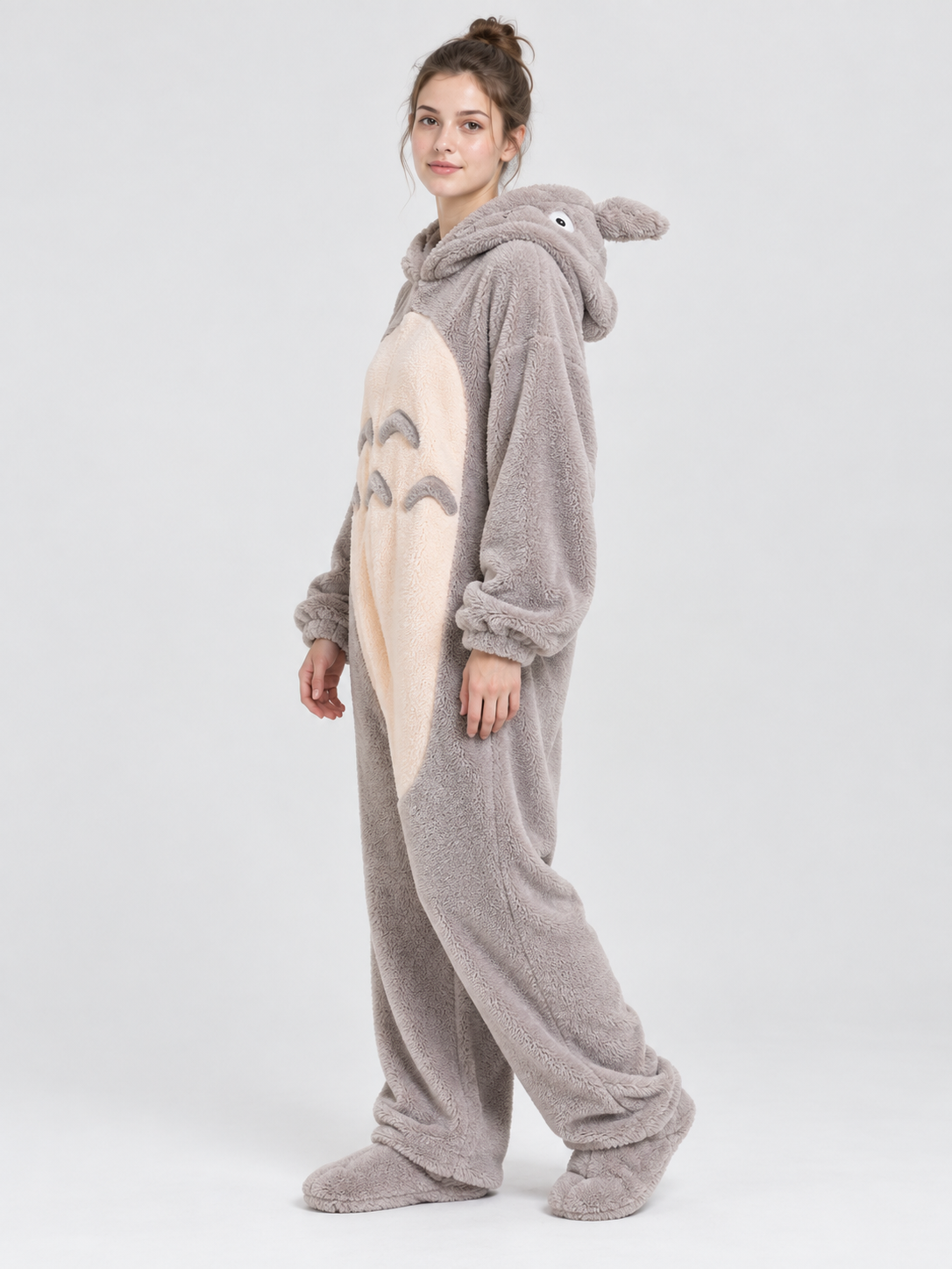 Hooded Home Jumpsuit Pajama with Ears