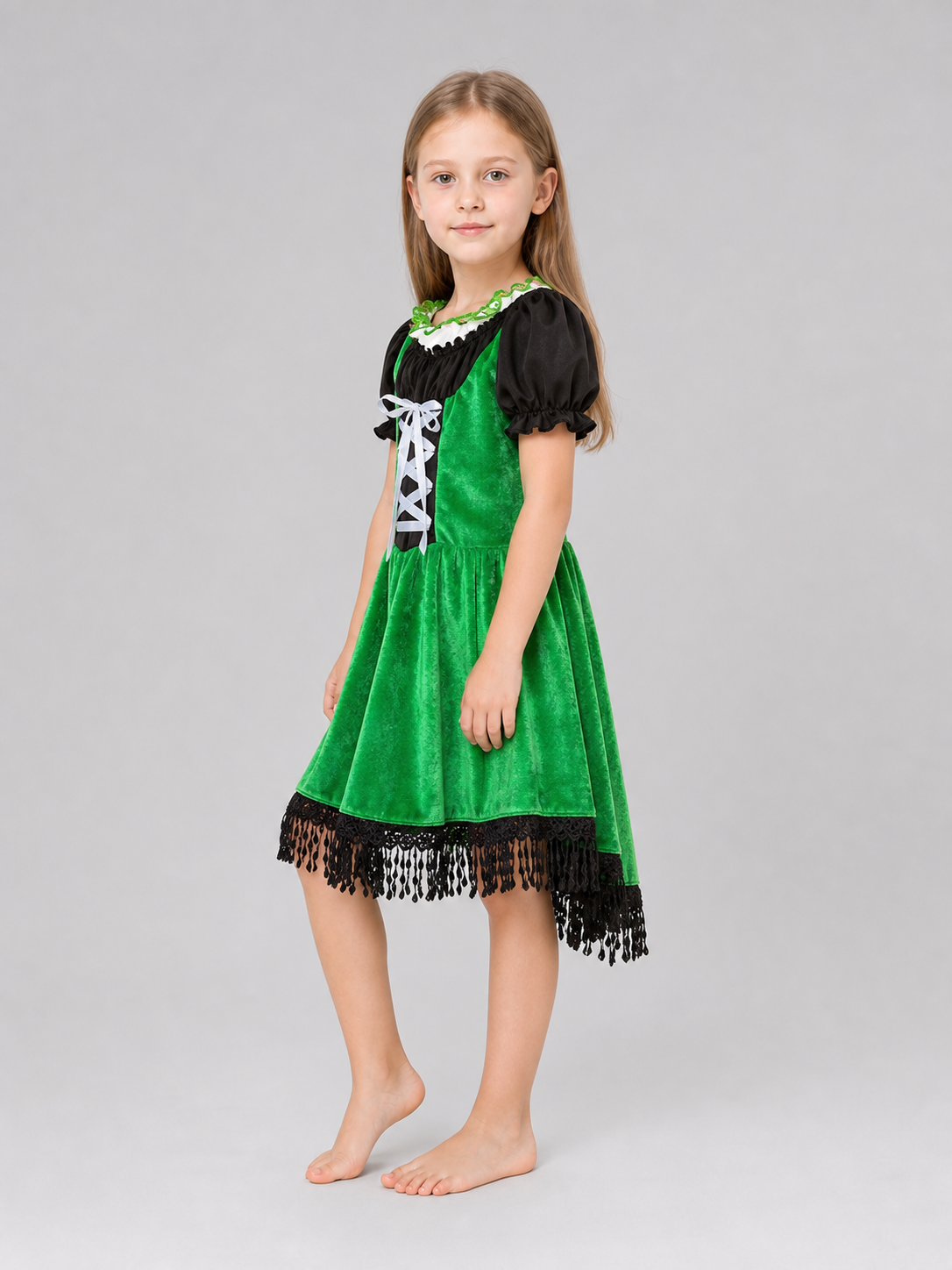 Leprechaun costume with green hat