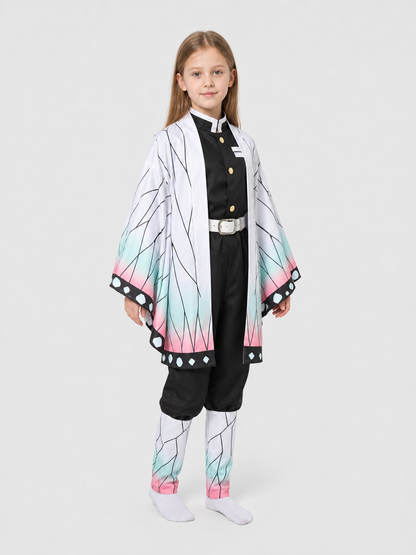 Shinobu Kocho Cosplay Costume, Cape Set side view