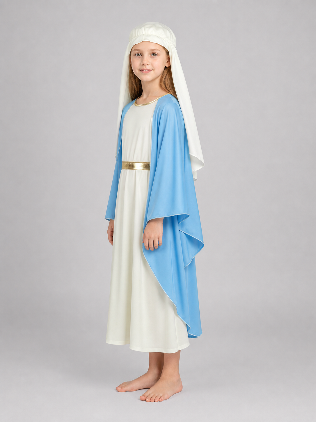 Biblical Costume with Veil and Belt