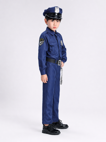 Police Costume with Cap and Accessories