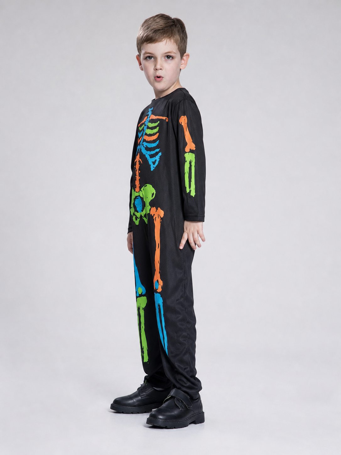 Halloween Skeleton Costume Jumpsuit