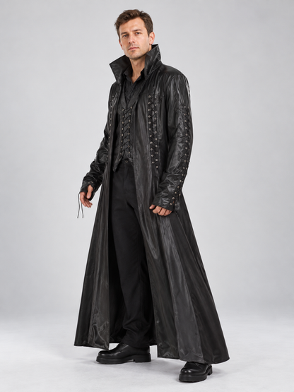 Black Vampire Costume: Cape, Vest, Pants