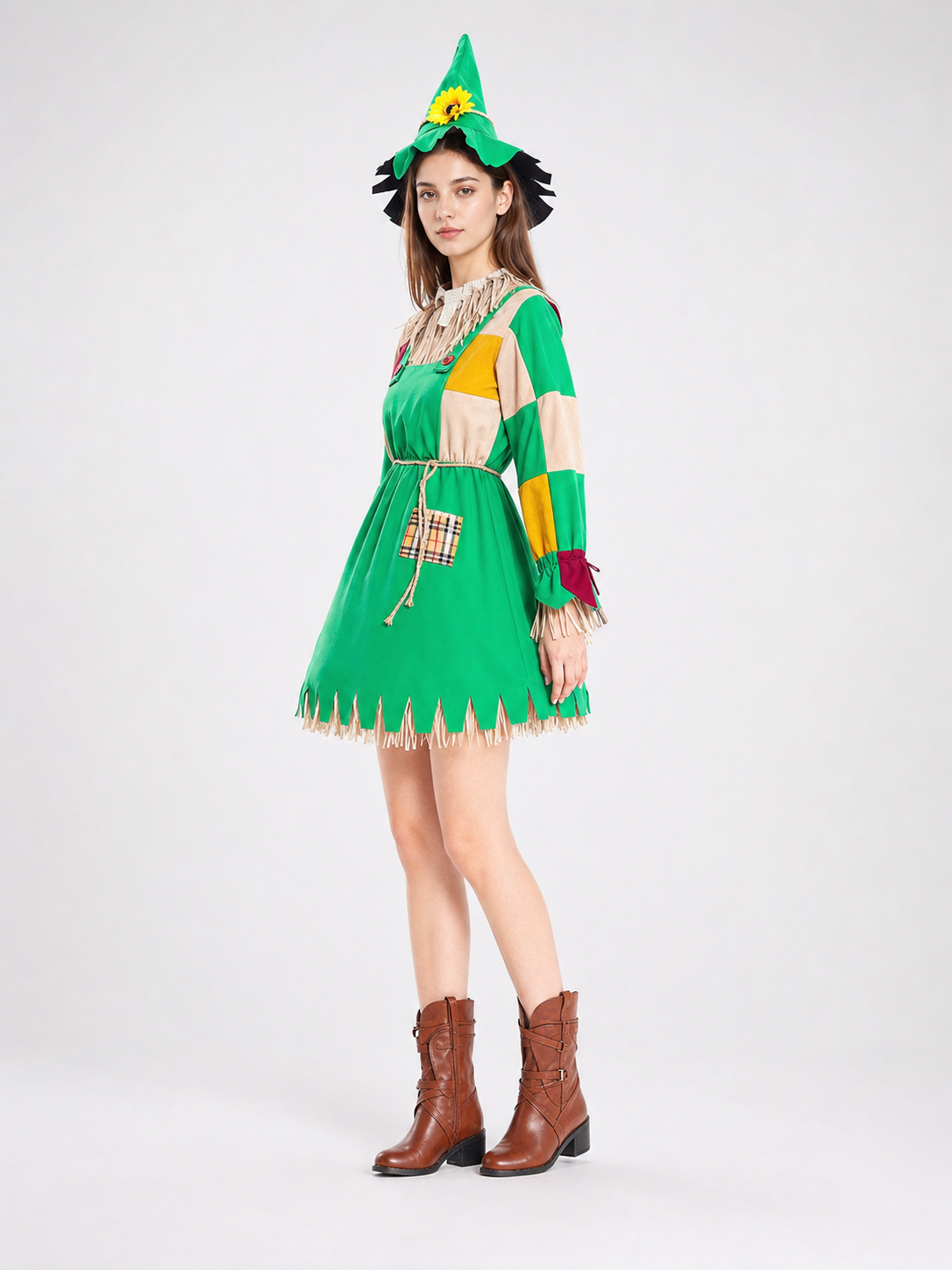 Halloween Costume: Dress with Apron and Hat