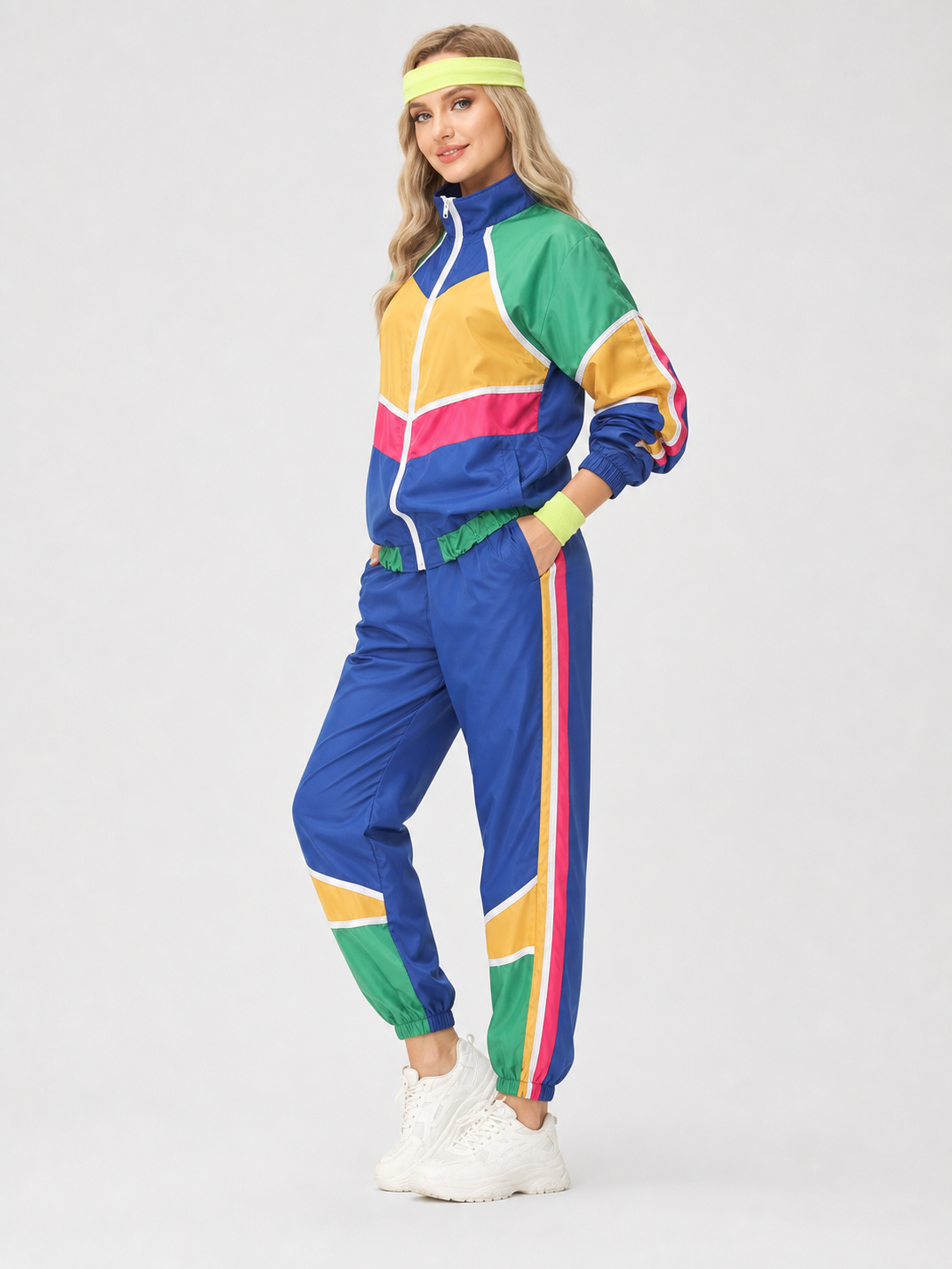 Retro 1980s Disco Tracksuit Costume