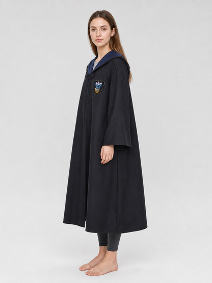 Wizard Robe Costume with Hood and Tie