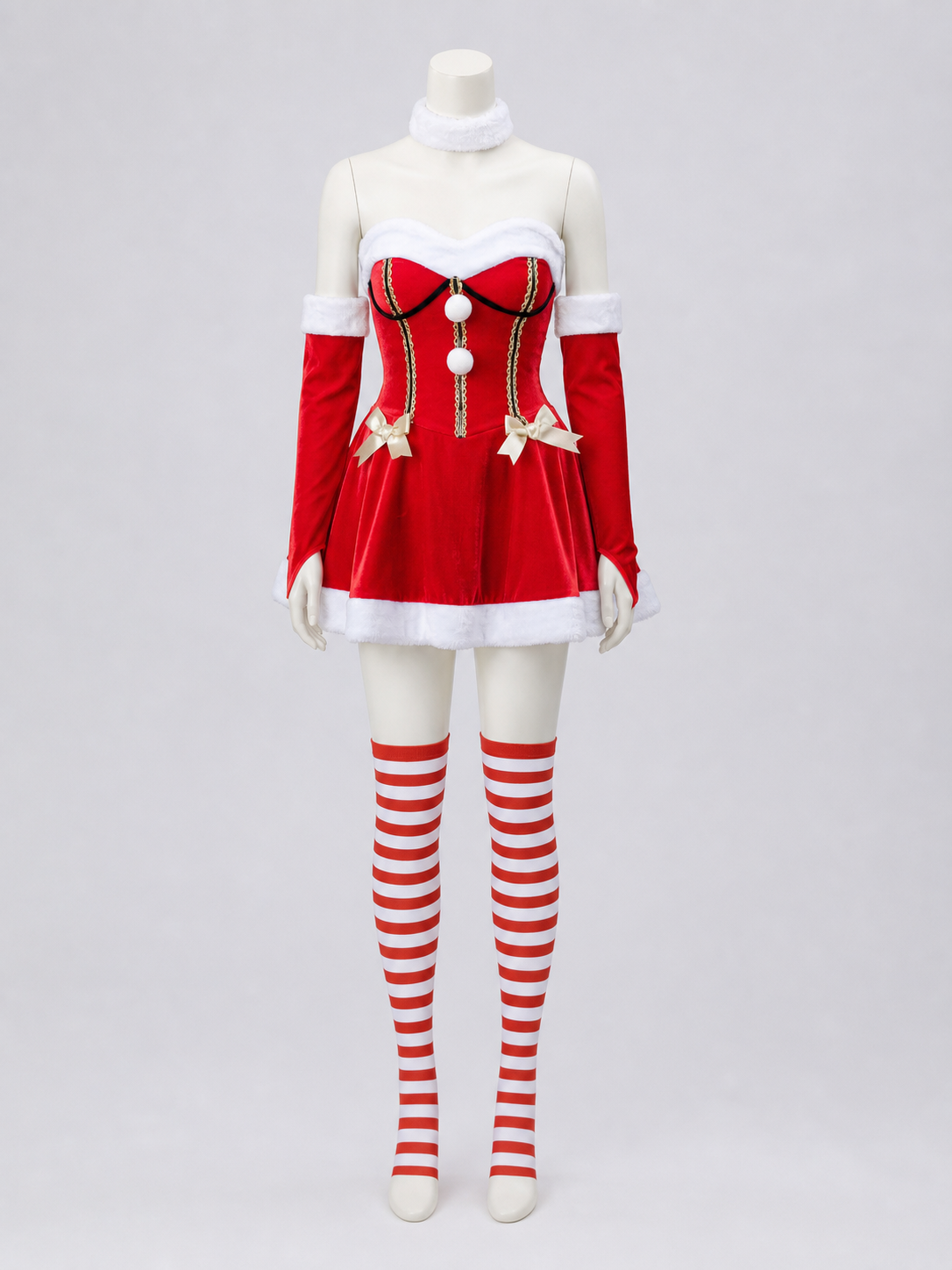Christmas Carnival Costume with Full Skirt