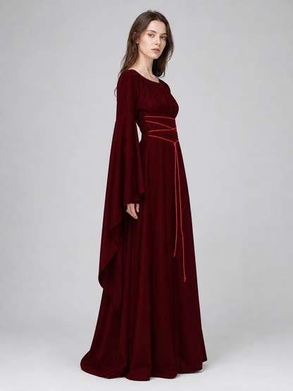 Medieval-Style Lace-Up Dress