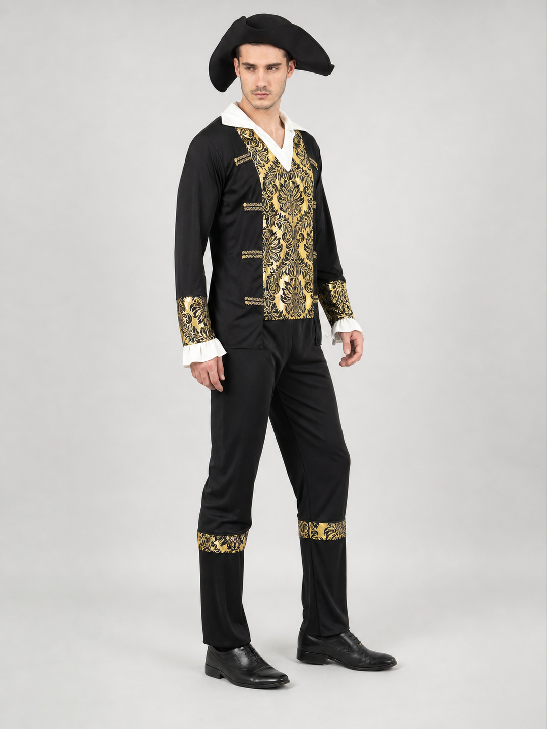 Pirate Carnival Costume with Hat and Pants