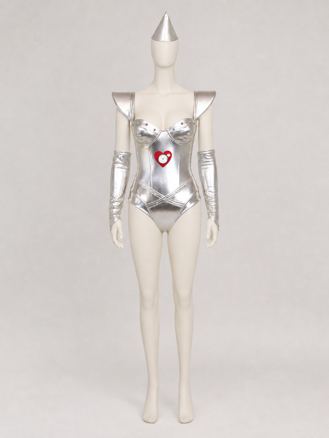 Silver Space Character Cosplay Costume side view